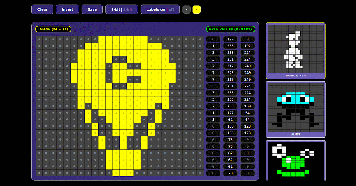 Encodr – Data Representation tools for GCSE and A Level