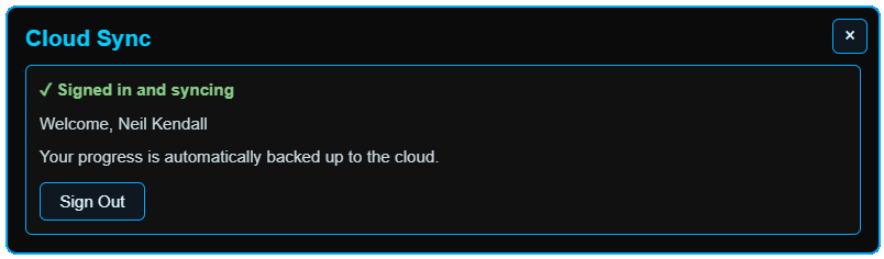 The Crate Escape can optionally use Google sign-in to sync your progress across multiple devices and can be installed on mobile devices. This has the advantage of true full-screen display and off-line use. On iPhone go to the share menu and select 'Add to Home Screen'. On Android go to the menu and select 'Add to Home Screen'.